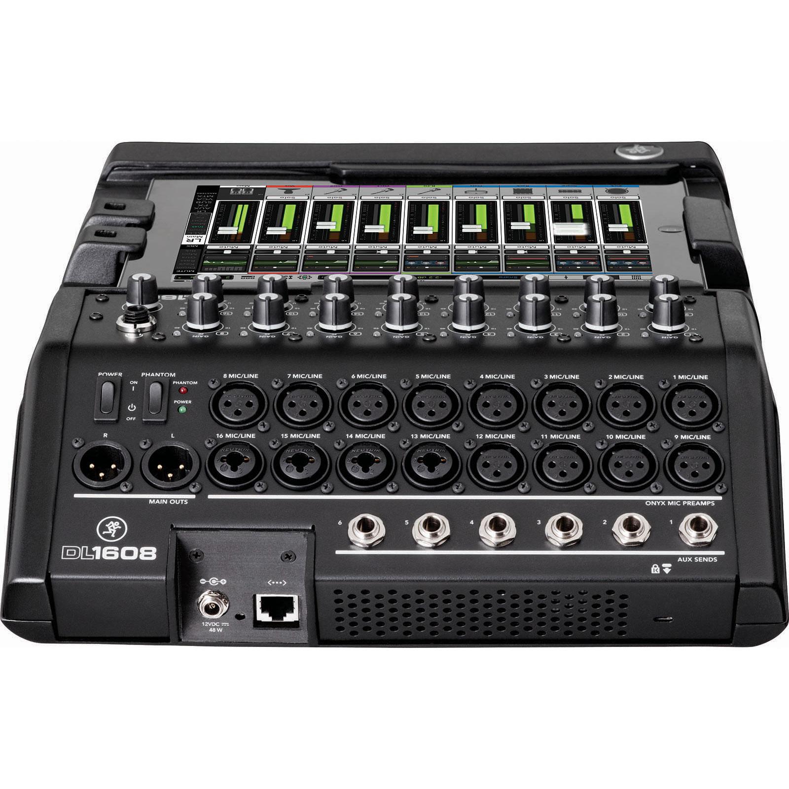 Mackie DL1608 16-Channel Digital Live Sound Mixer with iPad